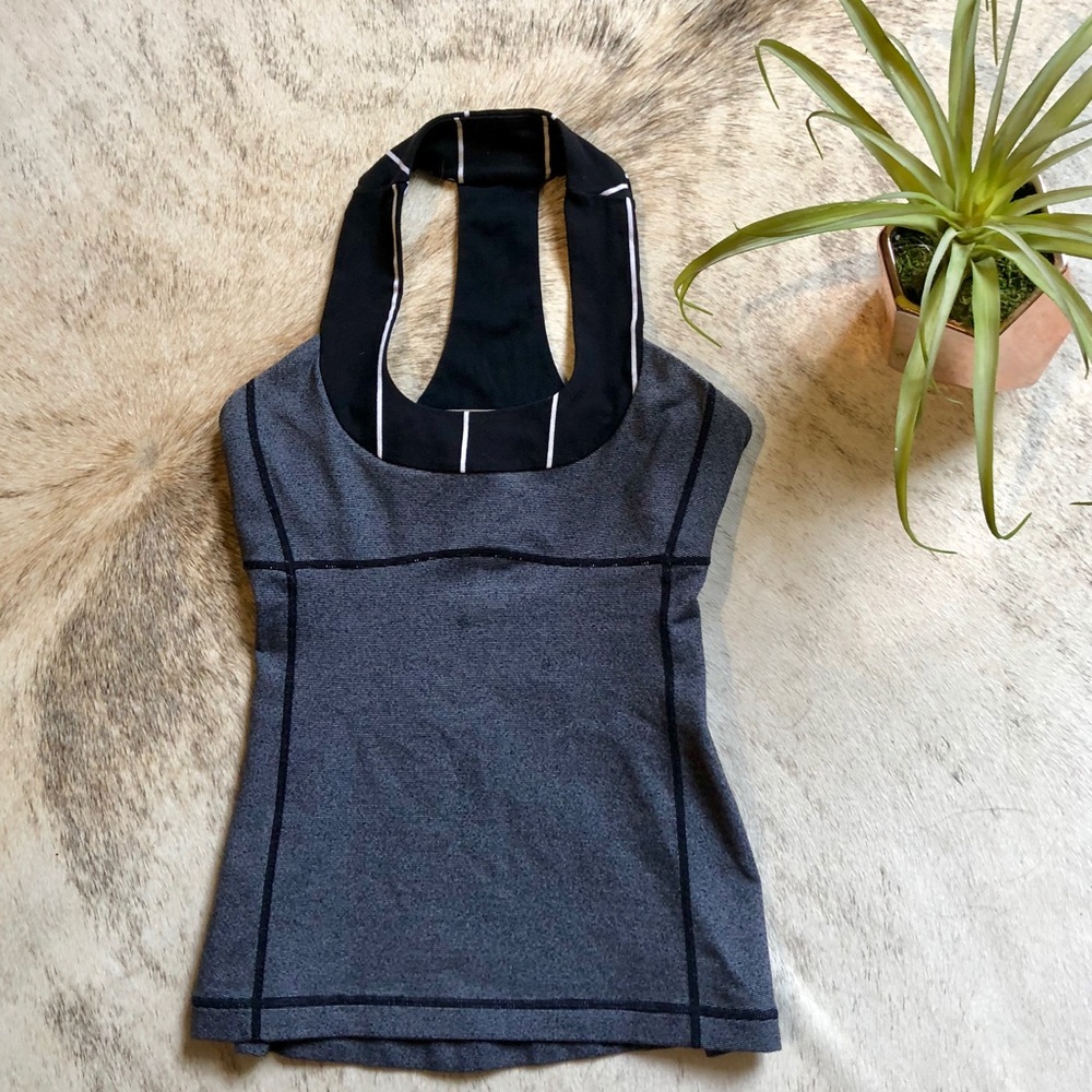 Lululemon Scoop Neck Racer Back Tank Top Sz 4
